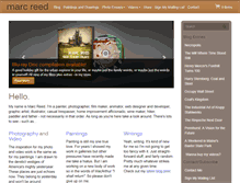 Tablet Screenshot of marcreed.com